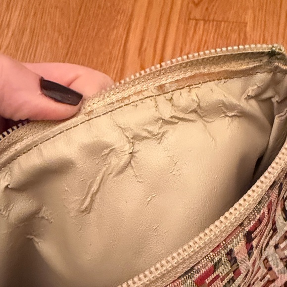 FENDI Zucchino Vitello Floral Forever Cosmetic Pouch - Picture 11 of 15